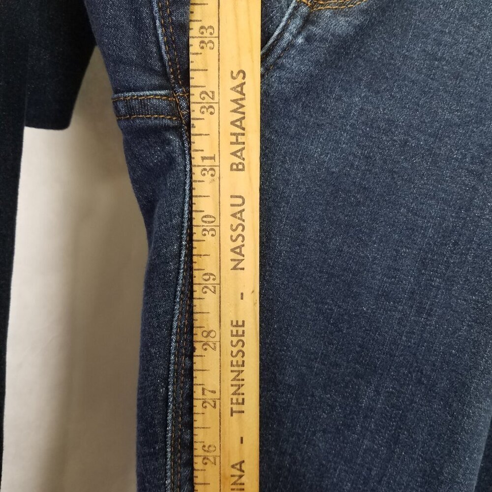 Mott & Bow Woos-Ston Jeans Men 38x32 Dark Wash Slim Straight Leg Stretch Western - Picture 14 of 16